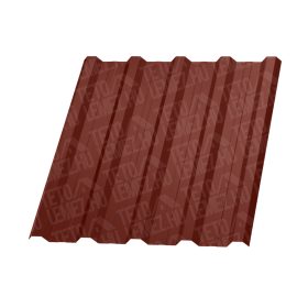 T38 trapézlemez, RAL3009 fényes (bordó) - vtg.: 0,45mm