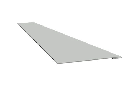 Toldó elem Lambda lemezhez RAL 7035 fényes (világos szürke), Hossz: 500 mm