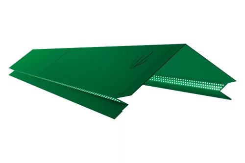 Kiszellőztetett gerincelem Lambda lemezhez RAL 6029 fényes (mentazöld), Hossz: 1.000 mm