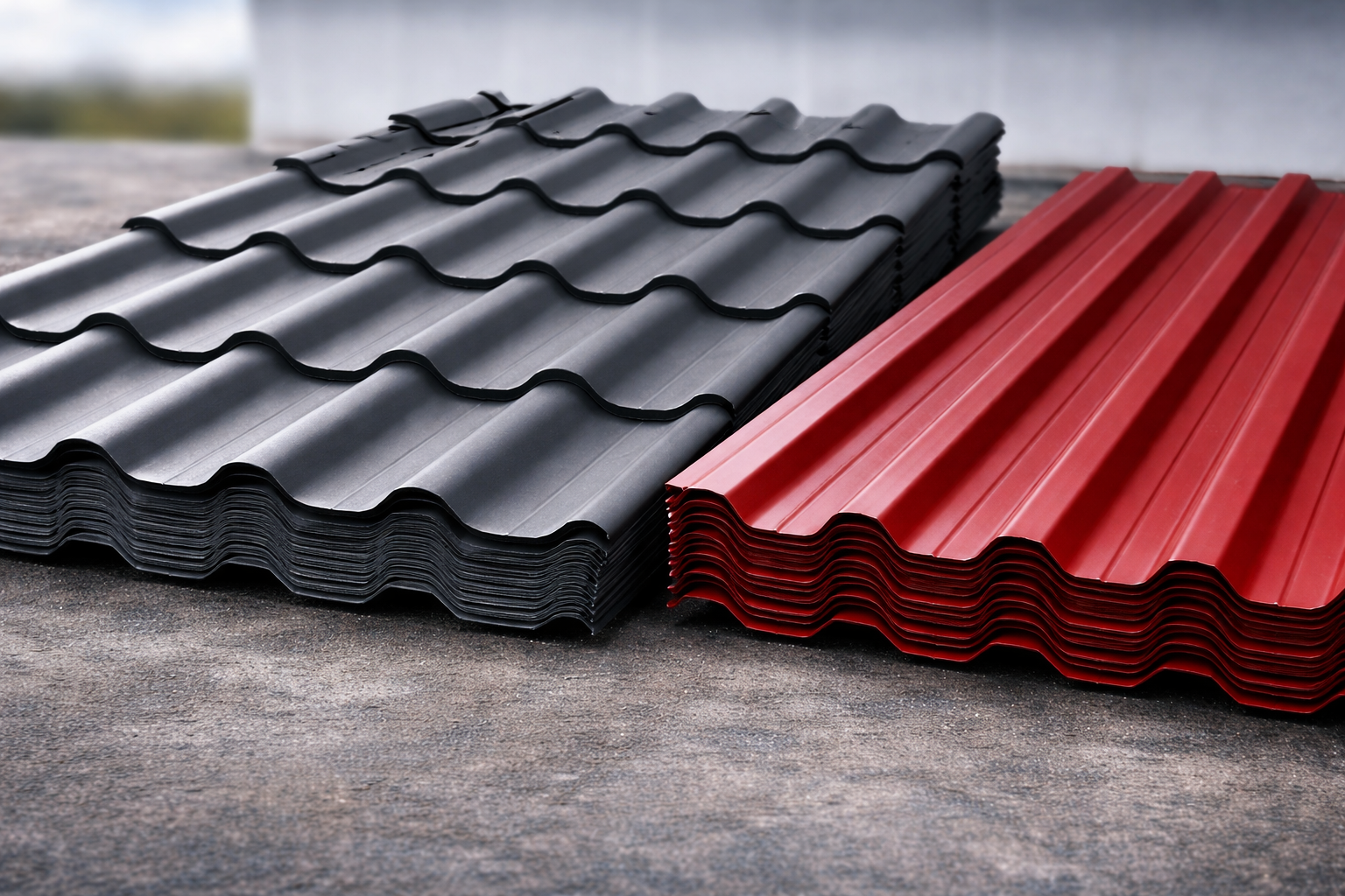 Cserepes vagy trapézelemez?